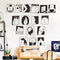Miico FX42003 2PCS Glass Window And Door Decoration Stickers Wall Sticker DIY Sticker