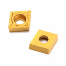 Machifit 10pcs CCMT060204-HM YBC251 Carbide Insert Titanium Coated Carbide Cutter
