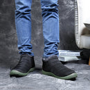 Men's Winter Snow Boots High-Top Shoes Keep Warm Thick Fluff Waterproof Outdoor Fabric Fur-lined Shoes