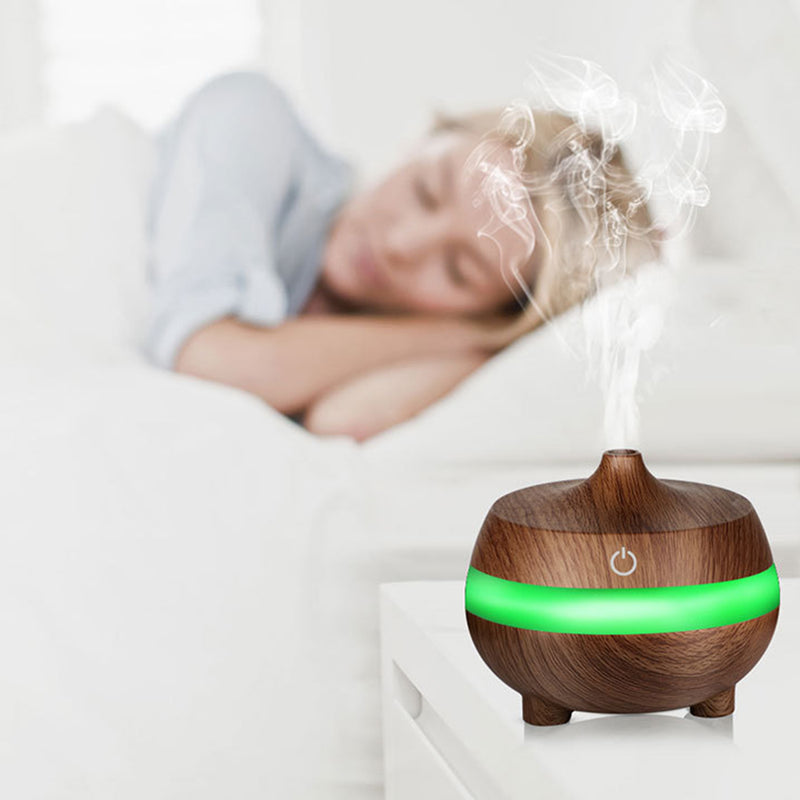 7 Soothing LED Light Ultrasonic Aroma Diffuser Essential Oil Humidifier Air Aromatherapy Purifier