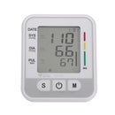 Automatic Digital Wrist Cuff BP Blood Pressure Monitor Portable Rechargeable Heart Rate Pulse Meter