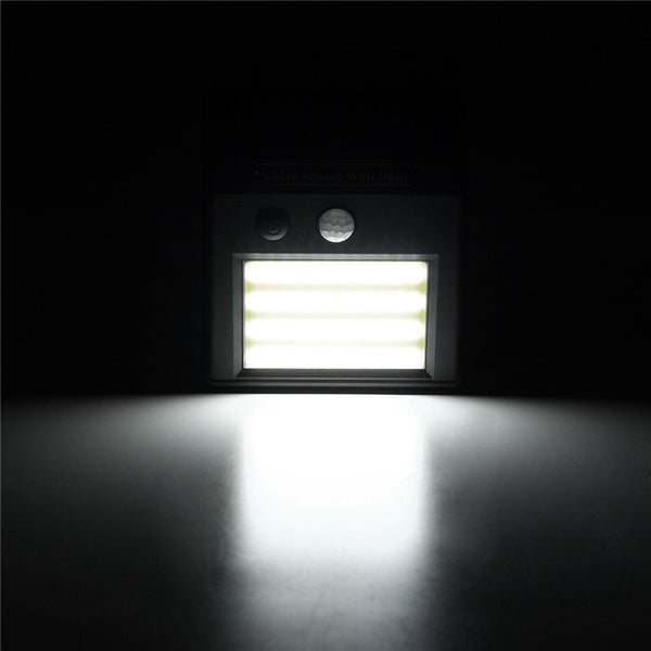 Solar Power 48 LED PIR Motion Sensor Wall Light  Waterproof Outdoor Garden Lamp