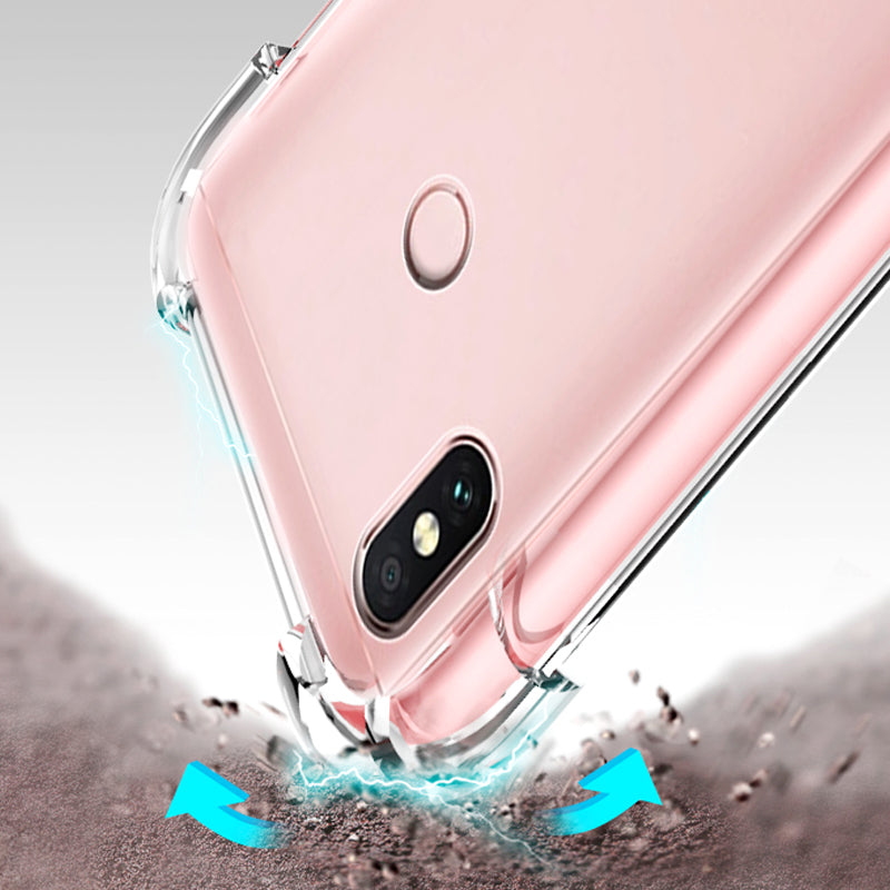 Bakeey Transparent Shockproof Soft TPU Protective Case For Xiaomi Mi A2 / Xiaomi Mi 6X