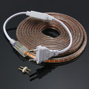 EU Plug Power Supply Connector for 3528 3014 Single Color LED Strip Light AC220V