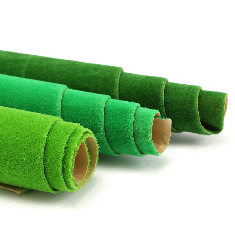 50x50cm Artificial Grass Mat Green Dollhouse Railway Train Layout Carpet Moss