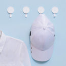 6Pcs Happy Life Hook Home Kitchen Bathroom Wall Hangers for Coat Towel Keys