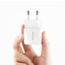 Baseus Mini 5V 2.1A Mini Dual USB EU Plug Travel Wall Charger For iPhone X 8 Samsung Xiaomi