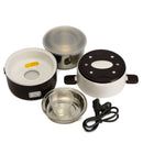 Electric 1.0L 200W Mini Portable Lunch Rice Cooker Home Dormitory Office Steamer Pot Heating Rice 2 Layer