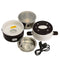 Electric 1.0L 200W Mini Portable Lunch Rice Cooker Home Dormitory Office Steamer Pot Heating Rice 2 Layer