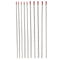 10Pcs 2 Percent Thoriated WT20 TIG Tungsten Electrode Assorted