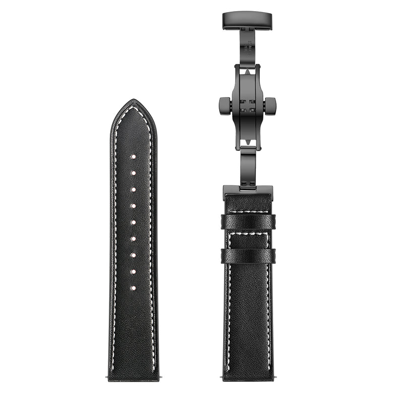 Top Layer Leather Watch Strap Watch Band for Xiaomi Amazfit 2