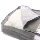 IPRee 75.63912.6cm Under-Bed Organizer Under the Bed Storage Bag Box Gray for Clothes Blankets