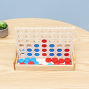 Connect Four 4 In A Row Indoor Family Party Game Rubber Wooden Toys Kids Educational Toys Gift