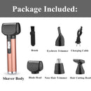 4 In 1 Portable Nose Hair Clipper Trimmer Electric Beard Shaver Nose Hair Grooming for Home Bussiness Travel