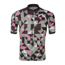 Mens Cycling Jersey MTB Bicycle Cycling Short Sleeve Elasticity Polyester Breathable Quick Dry