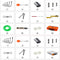 YEUX 92PSC/180PSC Multifunctional Fishing Hook Set Outdoor Fishing Hanging Buckle Fishing Accessories from xiaomi youpin-Basic Version/Enhanced Version