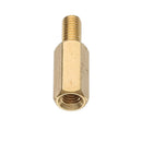 Suleve M3BH3 100Pcs M3 10mm+6mm Male-Female Brass Hex Standoffs Support Spacer Pillar for PCB Board