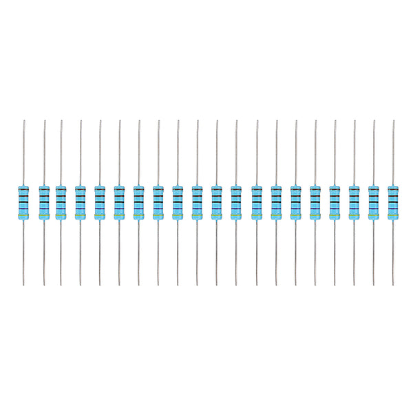 20pcs 2W Metal Film Resistor Resistance 1% 4.7K ohm Resistor
