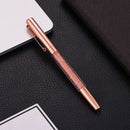 1 Piece Metal 1.0mm Diamond Signing Pen Ballpoint Pen Crystal Smooth Writing Pens for Office School Supplies Stationery