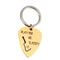 1Pcs Stainless Steel Guitar Picks with Keychain or Pendant Necklace
