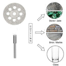 Drillpro 41Pcs Cutting Wheel Set for Rotary Tool 6Pcs HSS Circular Saw Blades 20Pcs Resin Cutting Discs 10Pcs Diamond Cutting Wheels with 5Pcs Mandrels