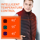 9 Heating Pads USB Electric Heated Vest Jacket Warm Body Warmer Pad Winter Thermal