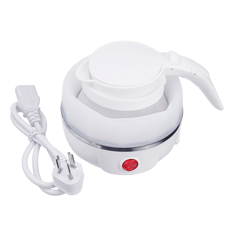 600ml Travel Water Kettle Electric Foldable Portable Boiler Machine Food Grade Silicone Boil Dry Protection