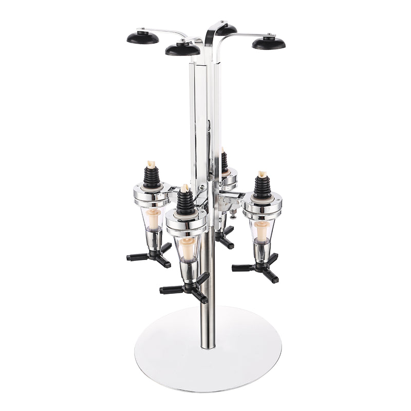 4 Head Bar Wine Juice Alcohol Liquor Cocktail Beer Pourer Bottle Shot Dispenser Wine Decanter