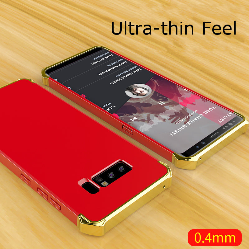Bakeey 3 In 1 Bumper Plating Frosted Case For Samsung Galaxy Note 8