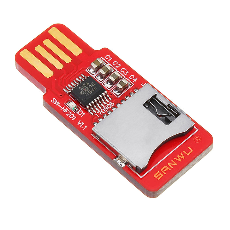 SANWU HF201 Readable And Writeable TF Card Reader Micro SD Card / Mobile Phone Memory Card Module