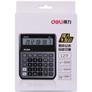 Deli DL-1556 Speech Calculator Computer 12-Digit True Voice For Men And Women