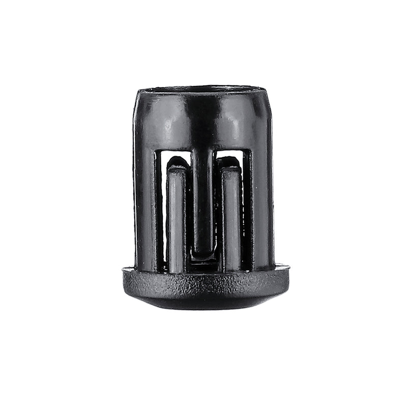10pcs 5MM LED Holder Black Plastic Diode Lampshade Holder Clip Bezel Mount Light Case Cup Bezels Mounting Cases