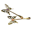 KCASA Tea Spoon Three-dimensional Butterfly Creative Design Elegant Aluminum Alloy Coffee Tea Spoon