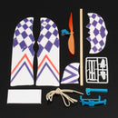 3 PCS Elastic Rubber Band Powered DIY Foam Plane Toy Kit Aircraft Model Educational Toy