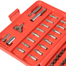 100pcs Chrome Vanadium Security Screwdriver Tamper Proof Torx Hex Bit Set W/ Case