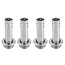 8pcs Stainless Steel Screw Door Lock knob Pins For Mercedes