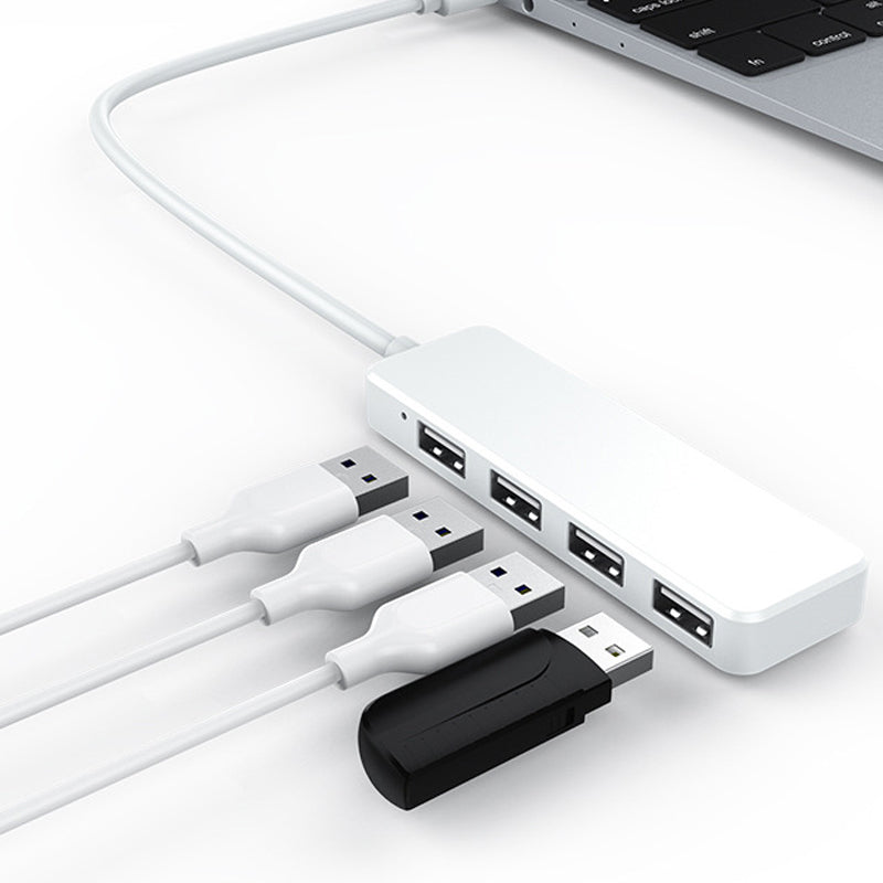 USB 2.0 to 4-Port USB 2.0 Hub with LED Light Indicator