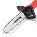 M10/M14 Electric Chainsaw Bracket Set Golden Chain Changed 100 125 150 Angle Grinder Into Chainsaw