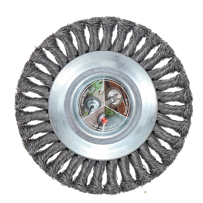 6 Inch Weed Brush Steel Wire Wheel Grout For Brushes Cutter Replacement Weed Eater Trimmer Head
