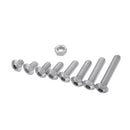 600Pcs M5 304 Stainless Steel Hex Socket Cap Head Screw Washer Nut Kit 6-30mm Optional Length