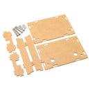 5Pcs Transparent Acrylic Sheet Housing Case For DSP & PLL Digital Stereo FM Radio Receiver Module