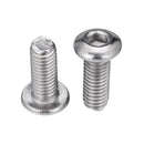 Suleve M3SS4 100Pcs Metric M3 304 Stainless Steel A2 Button Head Hex Socket Cap Screw Bolt