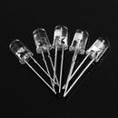 5mm 2.5-3.2V RGB Bright Colorful Flash LED F5 Light Emitting Diode For Christmas Tree Kit