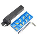 MGEHR2020-2 CNC Lathe Tool Holder with 10Pcs MGMN200 Carbide Inserts