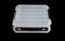 LEO Transparent Double Sides Fishing Lures Box PVC 10 Compartments Case
