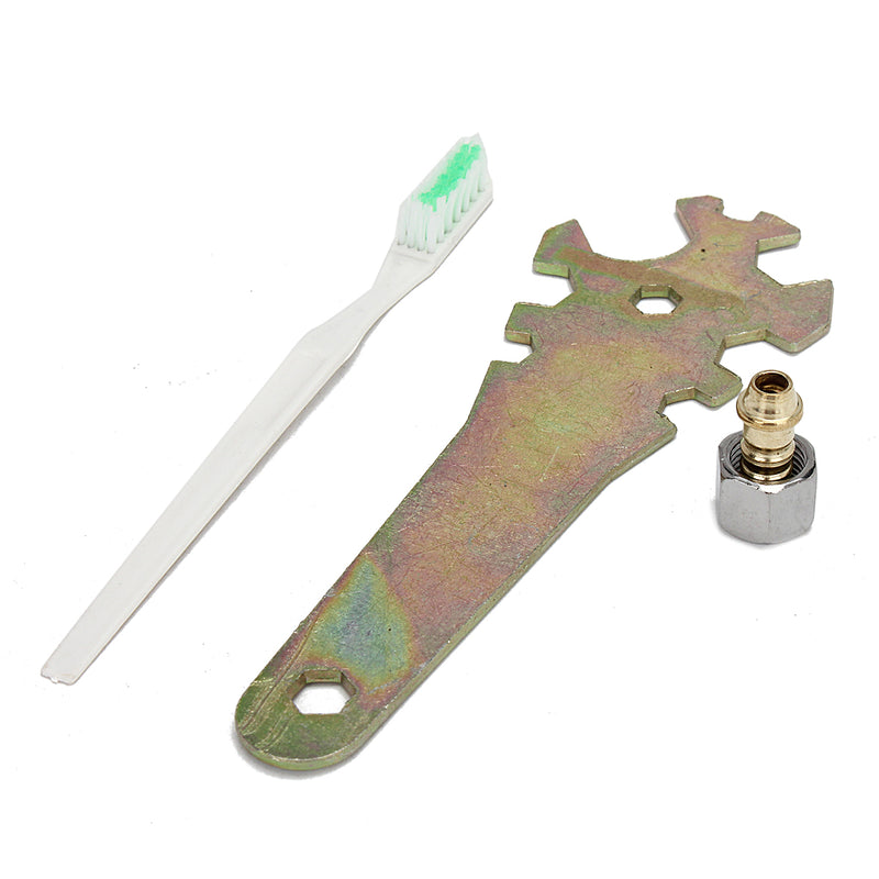 1.4mm HVLP Spray Auto Paint Tool Gravity Feed Spraying Gun Metal Flake Primer Nozzle with Gauge