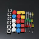 Electronic Parts Component Resistors Push Button Switch Kit Geekcreit for Arduino - products that work with official Arduino boards