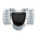 Waterproof Motorcycle LED bluetooth Handlebar Audio System LCD Clock Display FM Radio Stereo Amplifier Speaker