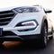 2pcs Chrome Front Fog Light Trim Decoration Cover For Hyundai Tucson 2015 2016