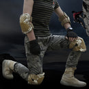 XINDA XD-PJ19 4Pcs Military Tactical Knee Support+Elbow Support Set Outdoor Hunting Shooting Sports Protective Gear